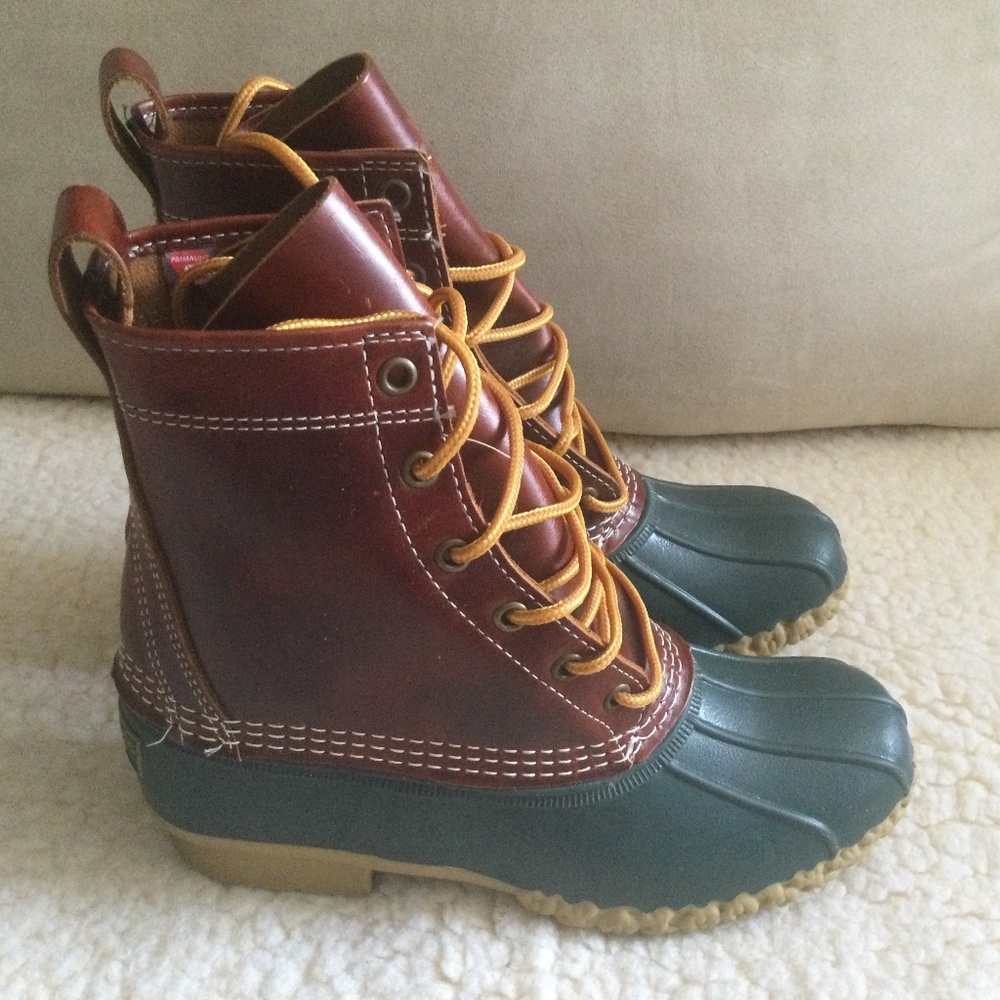 LL. Bean (NEW) Duck Boots NWOT ❤️ RARE Beautiful Color * Womans 7